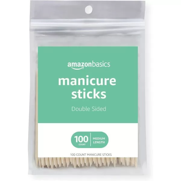 Amazon Basics Manicure Sticks Medium Length 100 CountAmazon Basics Manicure Sticks Medium Length 100 Count