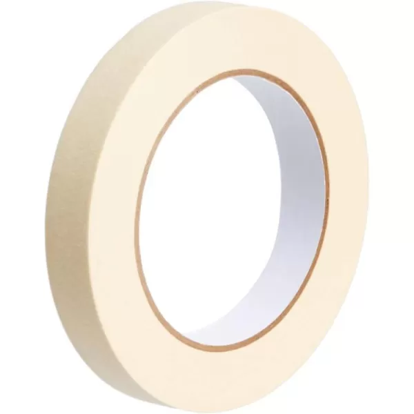 Amazon Basics Masking Tape Pack of 3 Rolls Beige 07 Inch x 180 Feet07 Inch by 180 Feet 3