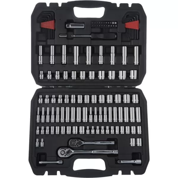 Amazon Basics Mechanics Tool Socket Set With Case 201Piece123 Piece