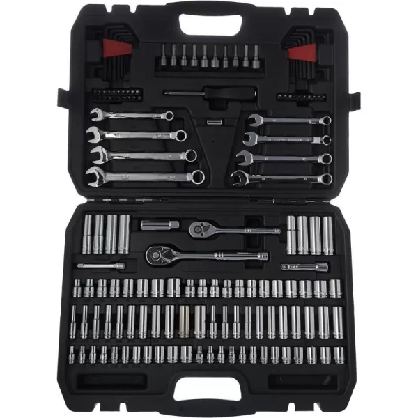 Amazon Basics Mechanics Tool Socket Set With Case 201Piece145 Piece