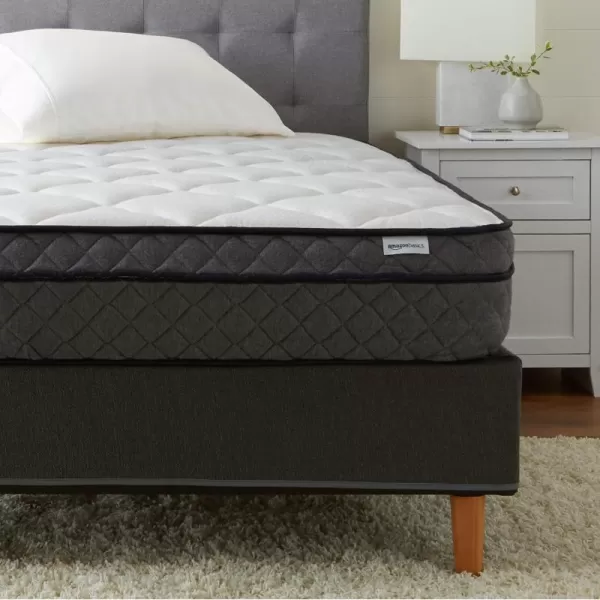 Amazon Basics Memory Foam Eurotop Mattress Medium Firm CertiPURUS Certified 9 Inches TwinFull 11Inch