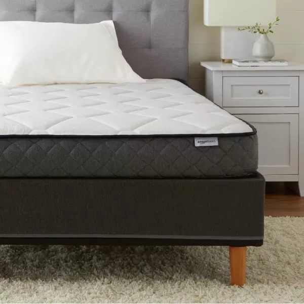 Amazon Basics Memory Foam Eurotop Mattress Medium Firm CertiPURUS Certified 9 Inches TwinFull 7Inch