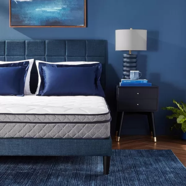 Amazon Basics Memory Foam Eurotop Mattress Medium Firm CertiPURUS Certified 9 Inches TwinQueen 9Inch