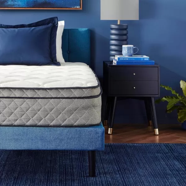 Amazon Basics Memory Foam Eurotop Mattress Medium Firm CertiPURUS Certified 9 Inches TwinTwin 11Inch