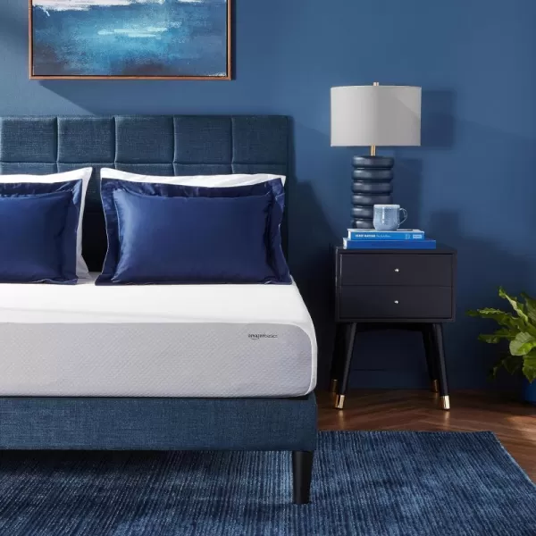 Amazon Basics Memory Foam Mattress Medium Firm Twin WhiteGrey 10 InchesQueen 8inch MediumFirm Feel