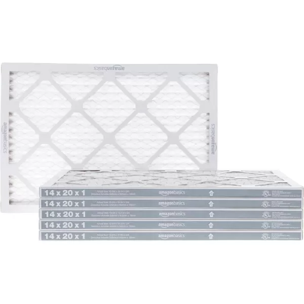 Amazon Basics Merv 11 AC Furnace Air Filter  20 x 20 x 1 6Pack14x20x1 Merv 11