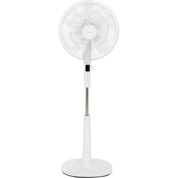 Amazon Basics Oscillating Dual Blade Standing Pedestal Fan with Remote Quiet DC Motor 16 Inch WhiteAmazon Basics Oscillating Dual Blade Standing Pedestal Fan with Remote Quiet DC Motor 16 Inch White
