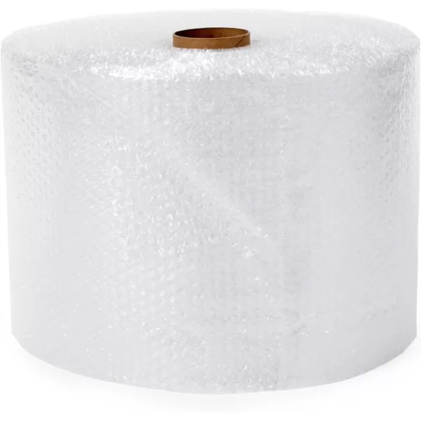 Amazon Basics Perforated Bubble Cushioning Wrap Small 316 12Inch x 175 Foot Long Roll ClearSmall