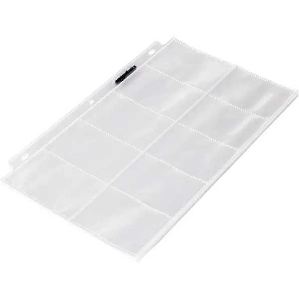 Amazon Basics Plastic Business Card Holder Protector Sleeves for 3Ring Binder Transparent 25PackAmazon Basics Plastic Business Card Holder Protector Sleeves for 3Ring Binder Transparent 25Pack