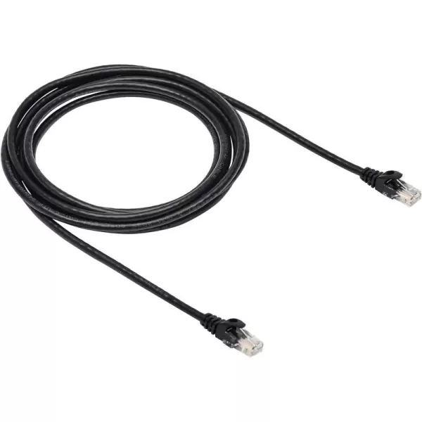 Amazon Basics RJ45 Cat 6 Ethernet Patch Cable 10Gpbs HighSpeed Cable 250MHz Snagless 3 Foot Black1Pack 10 Feet