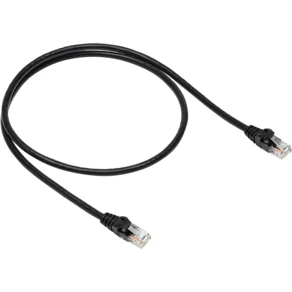 Amazon Basics RJ45 Cat 6 Ethernet Patch Cable 10Gpbs HighSpeed Cable 250MHz Snagless 3 Foot Black1Pack 3 Feet