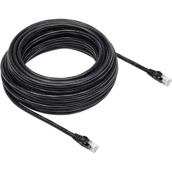 Amazon Basics RJ45 Cat 6 Ethernet Patch Cable 10Gpbs HighSpeed Cable 250MHz Snagless 3 Foot Black1Pack 50 Feet