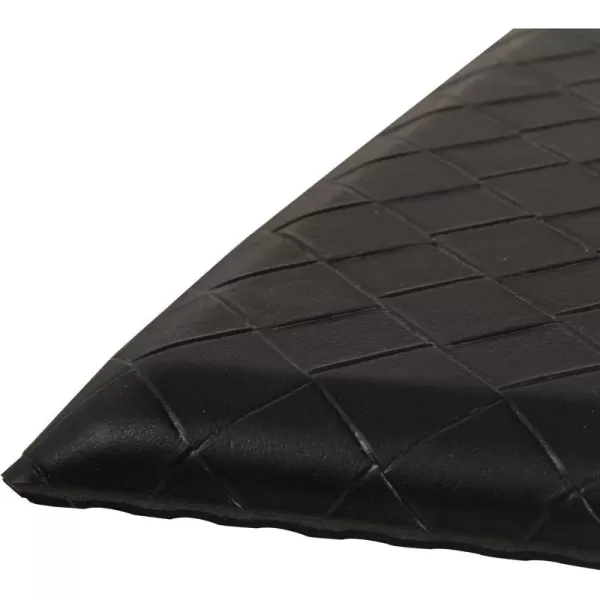 Amazon Basics Rectangular NonslipStain Anti Fatigue Standing Comfort Mat for Home and Office 20 x 36 Inch BlackBlack 1Pack Mat