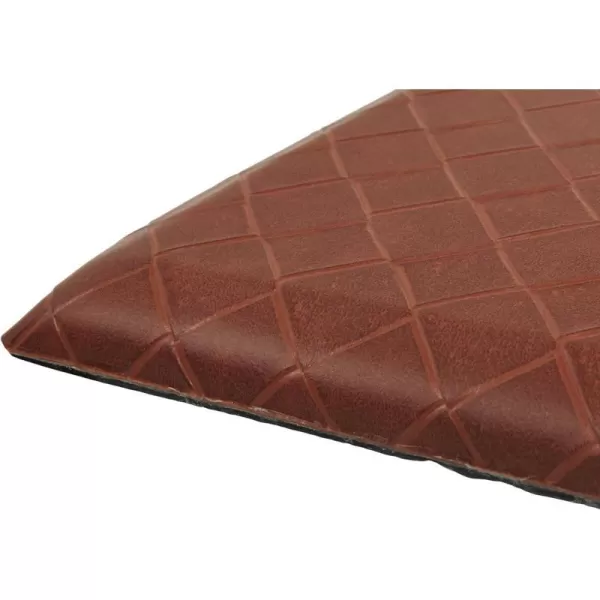 Amazon Basics Rectangular NonslipStain Anti Fatigue Standing Comfort Mat for Home and Office 20 x 36 Inch BlackLight Brown 1Pack Mat