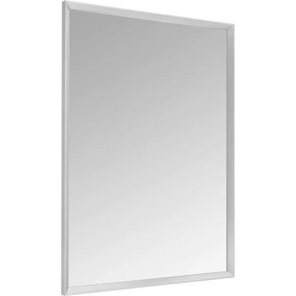 Amazon Basics Rectangular Wall Mount Mirror 24 x 36 Peaked Trim BlackNickel 30 x 40 Peaked Wall Mirror
