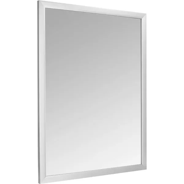 Amazon Basics Rectangular Wall Mount Mirror 24 x 36 Peaked Trim BlackNickel 30 x 40 Standard Trim Wall Mirror