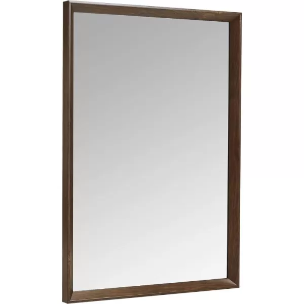 Amazon Basics Rectangular Wall Mount Mirror 24 x 36 Peaked Trim BlackWalnut 20 x 28 Peaked Wall Mirror
