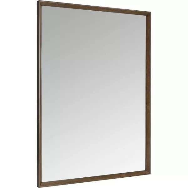 Amazon Basics Rectangular Wall Mount Mirror 24 x 36 Peaked Trim BlackWalnut 30 x 40 Peaked Wall Mirror