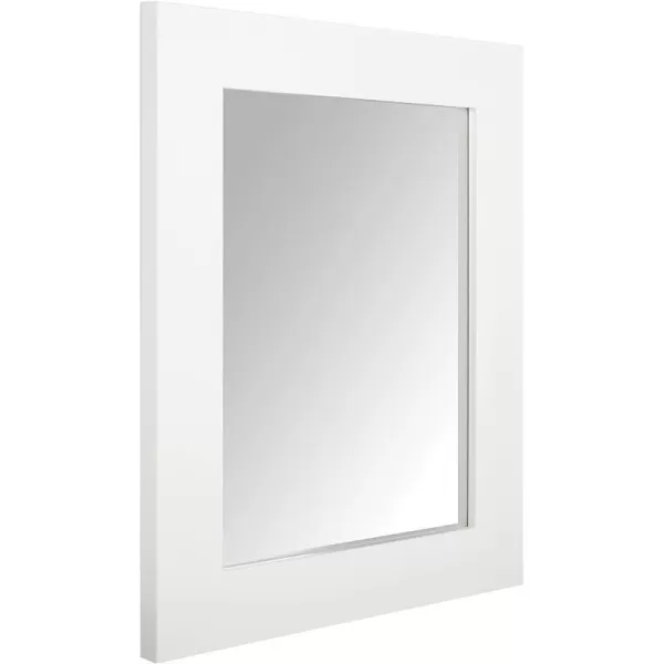 Amazon Basics Rectangular Wall Mount Mirror 24 x 36 Peaked Trim BlackWhite 16 x 20 Wide Trim Wall Mirror