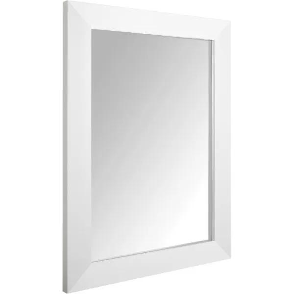 Amazon Basics Rectangular Wall Mount Mirror 24 x 36 Peaked Trim BlackWhite 20 x 28 Wide Trim Wall Mirror