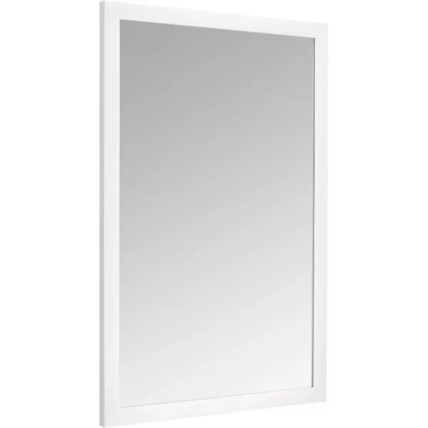 Amazon Basics Rectangular Wall Mount Mirror 24 x 36 Peaked Trim BlackWhite 24 x 36 Standard Trim Wall Mirror
