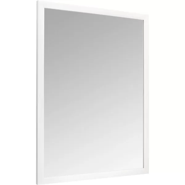 Amazon Basics Rectangular Wall Mount Mirror 24 x 36 Peaked Trim BlackWhite 30 x 40 Standard Trim Wall Mirror