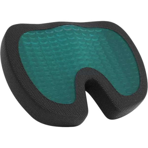 Amazon Basics Seat Cushion amp Lumbar Support Memory Foam Black 2PackSeat Cushion Gel Memory Foam
