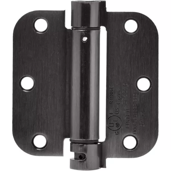 Amazon Basics SelfClosing Door Hinge 10 Piece Satin Nickel 35 Inch x 35 Inch1 Piece Oil Rubbed Bronze