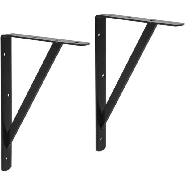 Amazon Basics Shelf Bracket 10Pack Black 20 x 1310 x 16Inch