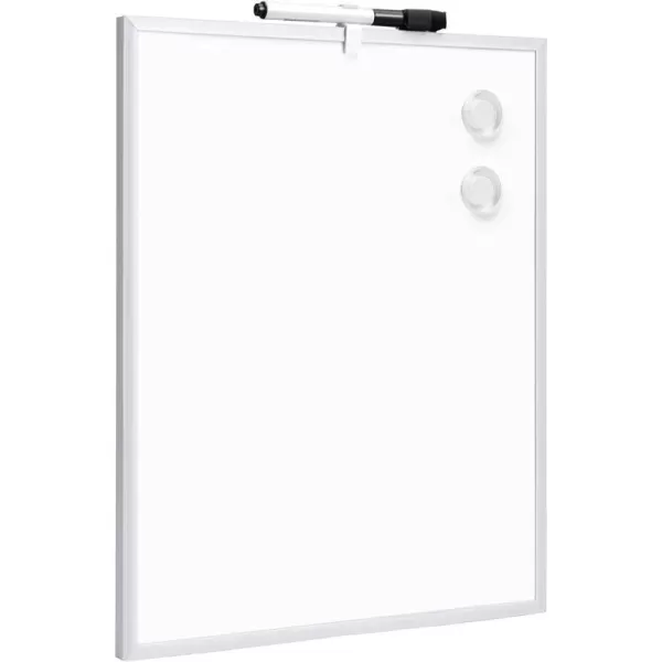 Amazon Basics Small Dry Erase Whiteboard Magnetic White Board with Marker and Magnets  11 x 14 Inches Aluminum Frame11x14u201C Aluminum frame