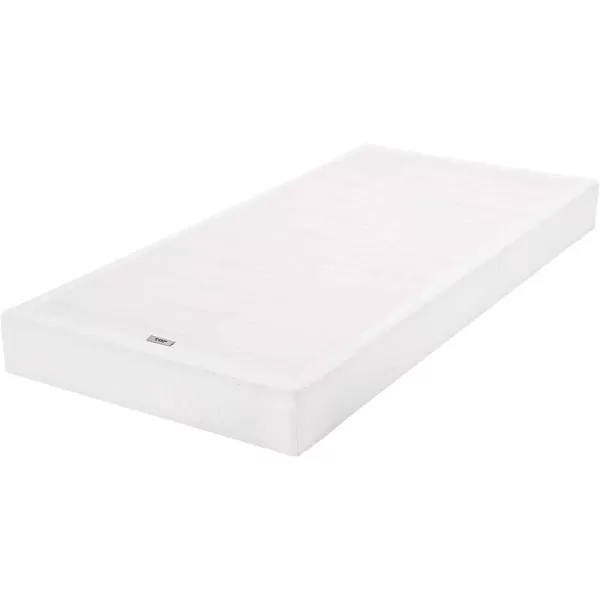Amazon Basics Smart Box Spring Bed Base 9 Inch Mattress Foundation ToolFree Easy Assembly Queen WhiteTwin