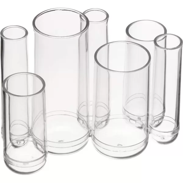 Amazon Basics Square Acrylic Cosmetic Makeup Organizer Storage MediumSmall Round