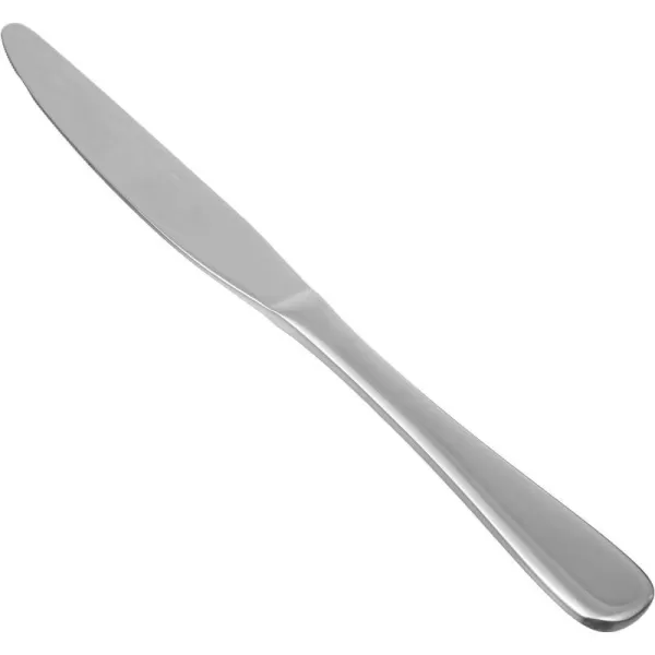 Amazon Basics Stainless Steel Dinner Knives with Round Edge Pack of 12 SilverAmazon Basics Stainless Steel Dinner Knives with Round Edge Pack of 12 Silver