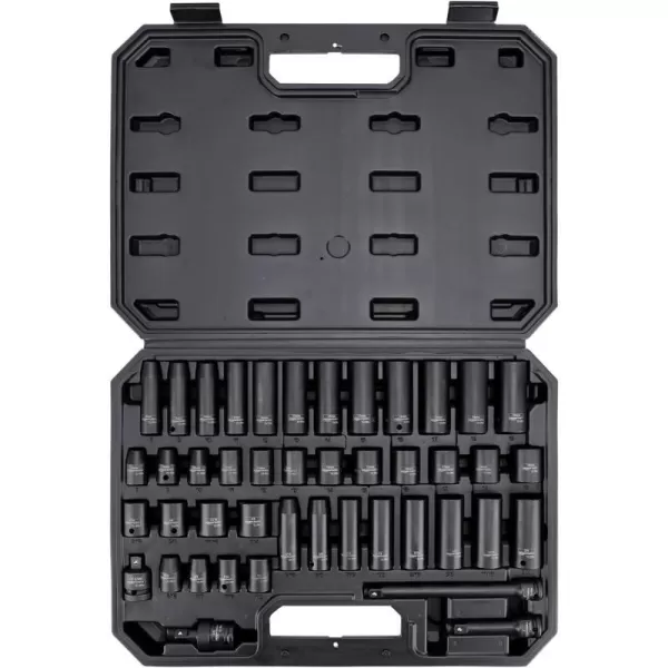 Amazon Basics Star Socket Set 14 38 12  14Piece38Inch Drive 44Piece