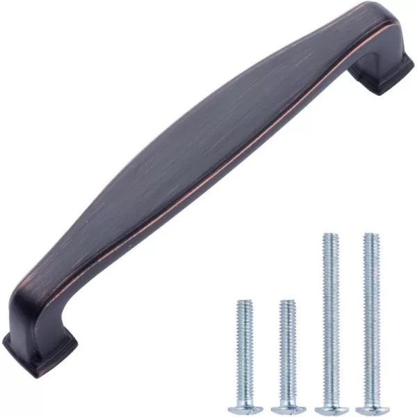 Amazon Basics Traditional Arch Cabinet Handle 438inch Length 375inch Hole Center Oil Rubbed Bronze 10packOil Rubbed Bronze