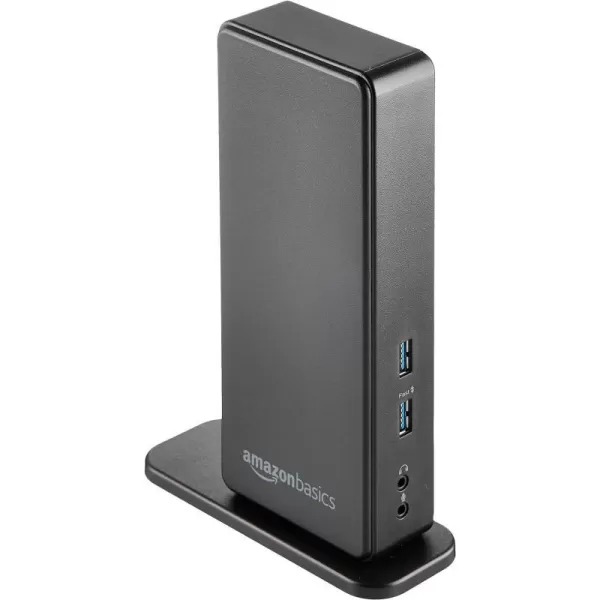 Amazon Basics USB 30 Universal Laptop Dual Monitor Docking StationAmazon Basics USB 30 Universal Laptop Dual Monitor Docking Station