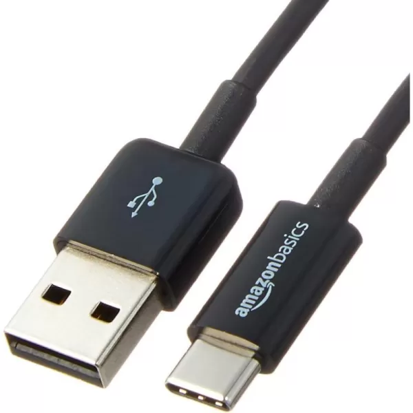 Amazon Basics USBC to USBA 20 Fast Charger Cable 480Mbps Speed USBIF Certified for Apple iPhone 15 iPad Samsung Galaxy Tablets Laptops 6 Foot BlackBlack 24 Pack of 5 3 Feet 24 Pack of 5