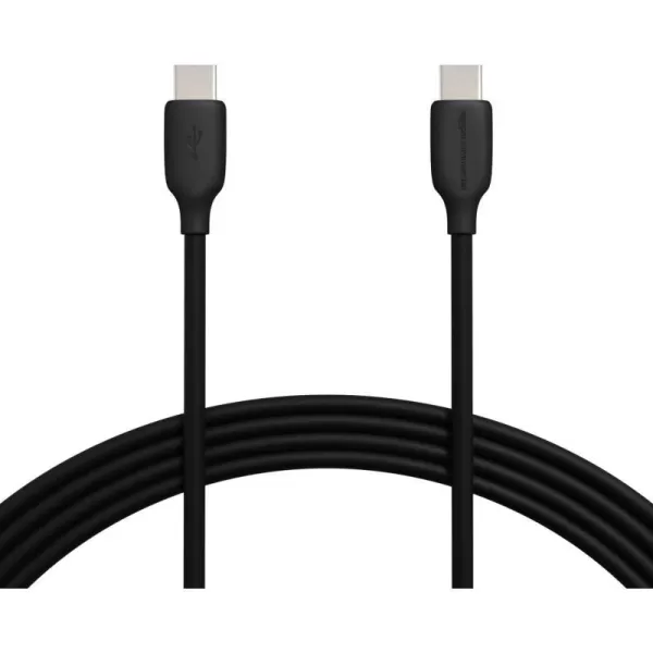 Amazon Basics USBC to USBC 20 Fast Charger Cable 480Mbps Speed USBIF Certified for Apple iPhone 15 iPad Samsung Galaxy Tablets Laptops 6 Foot Black1Pack Black 10Foot