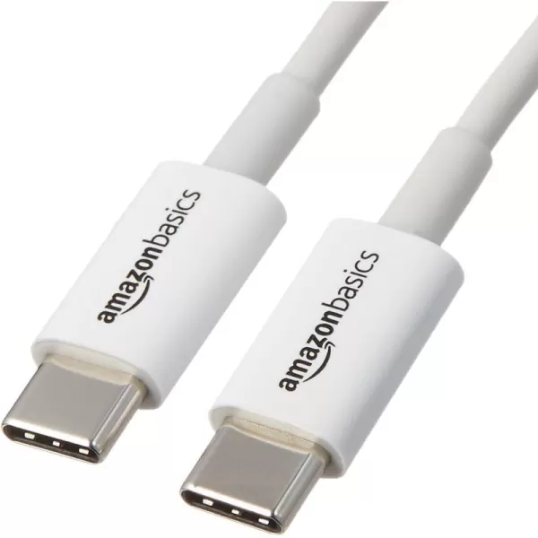Amazon Basics USBC to USBC 20 Fast Charger Cable 480Mbps Speed USBIF Certified for Apple iPhone 15 iPad Samsung Galaxy Tablets Laptops 6 Foot WhiteWhite 6Foot 10Pack