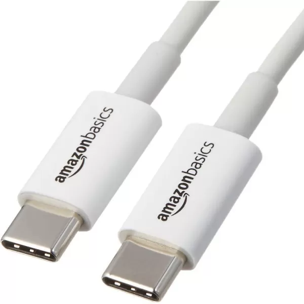 Amazon Basics USBC to USBC 20 Fast Charger Cable 480Mbps Speed USBIF Certified for Apple iPhone 15 iPad Samsung Galaxy Tablets Laptops 6 Foot WhiteWhite 6Foot 1Pack