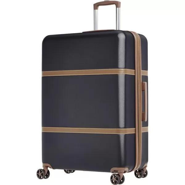 Amazon Basics Vienna Spinner Suitcase Luggage  Expandable with Wheels  267 Inch BlackBlack 307inch