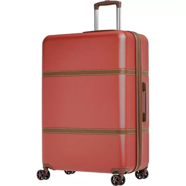 Amazon Basics Vienna Spinner Suitcase Luggage  Expandable with Wheels  267 Inch BlackRed 307inch