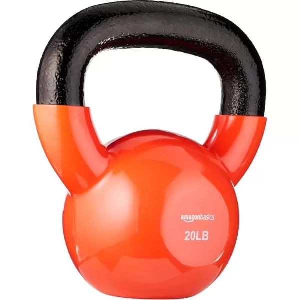 Amazon Basics Vinyl Kettlebell20 Pounds