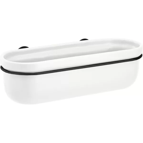 Amazon Basics Wall Planter Oval  WhiteBlackWhiteBlack