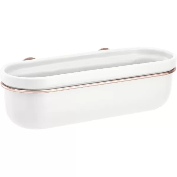 Amazon Basics Wall Planter Oval  WhiteBlackWhiteCopper