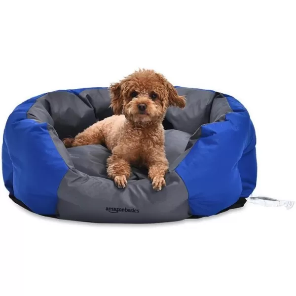 Amazon Basics WaterResistant Pet Bed  Rectangular Teal 256 Inch228 Oval