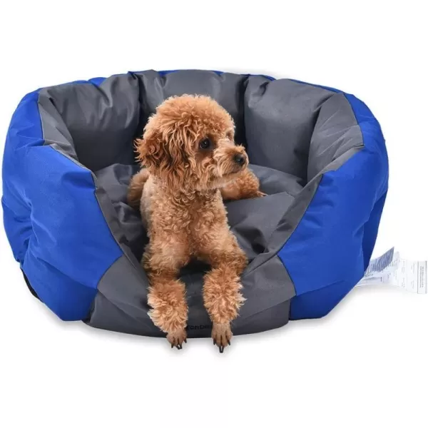 Amazon Basics WaterResistant Pet Bed  Rectangular Teal 256 Inch268 Oval