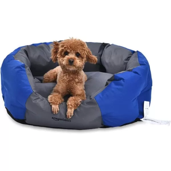 Amazon Basics WaterResistant Pet Bed  Rectangular Teal 256 Inch29 Oval