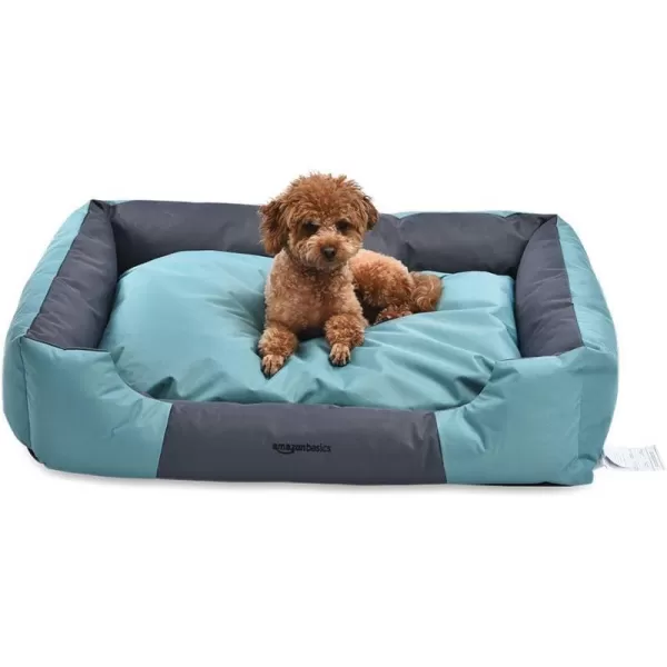 Amazon Basics WaterResistant Pet Bed  Rectangular Teal 256 InchExtra Large Rectangular