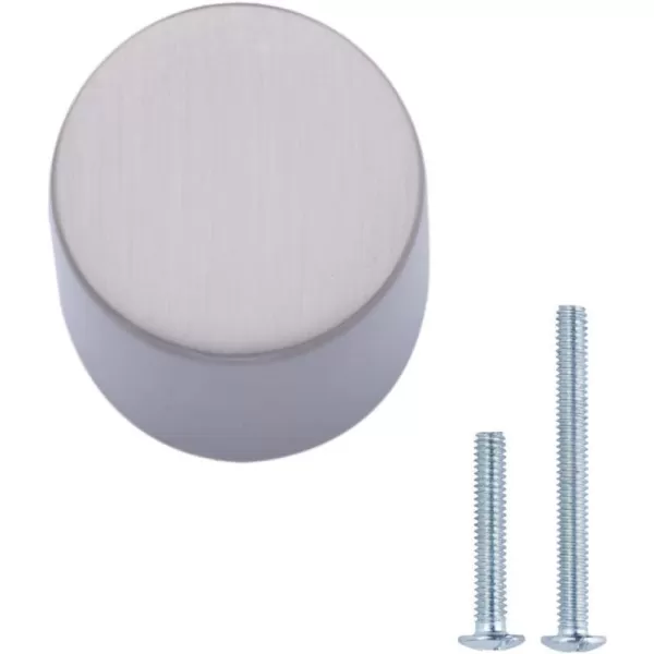 Amazon Basics Whistle Cabinet Knob 075inch Diameter Golden Champagne 10packSatin Nickel